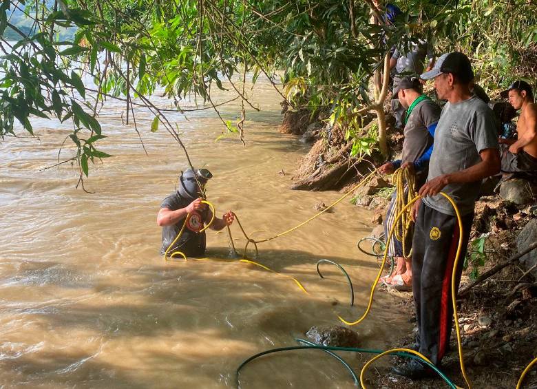 Los organismos de socorro de la zona, coordinados por el Dagran, avanzan en la búsqueda de las cuatro personas desaparecidas en el Cauca, en el Suroeste. Aún no hay resultados. FOTO cortesía