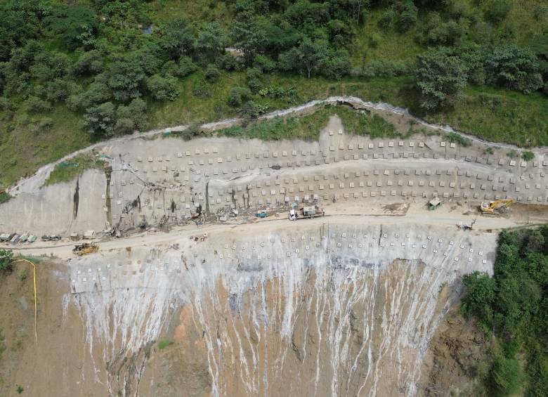 Covipacífico aclaró que la superficie de la vía aún no corresponde a su condición definitiva, ya que faltan obras complementarias. FOTO: Cortesía