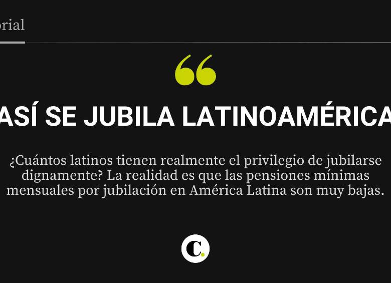 Así se jubila Latinoamérica