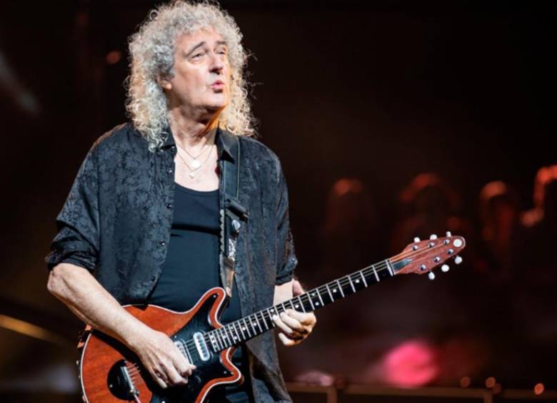 Brian May tuvo un pequeño derrame cerebral, pero ya está bien de salud. Foto: GETTY