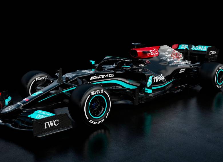 Mercedes presentó su nuevo monoplaza para la temporada de este año. FOTO MERCEDES-AMG