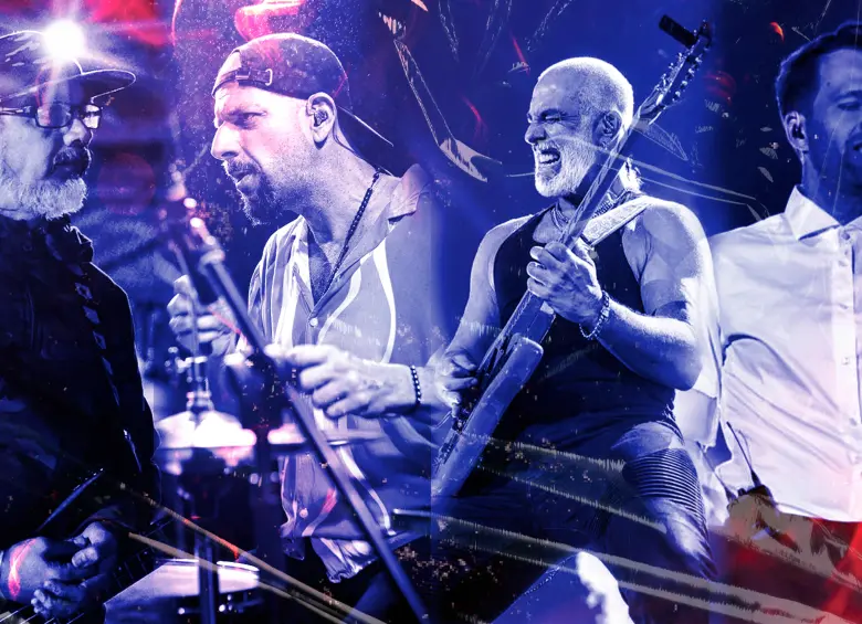 Andy García, José Lopera, Toby Tobón y Sebastián Yepes son Xmosis, El Origen. FOTO: Cortesía