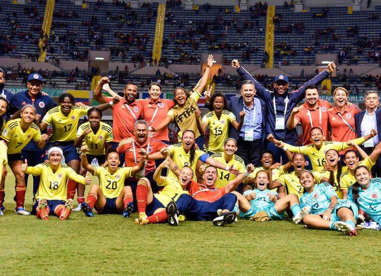 El gol que le dio el tiquete a los cuarto de final a Colombia lo anotó la joven caleña Linda Caicedo. FOTO: TOMADA DEL TWITTER DE @FCFSeleccionCol.