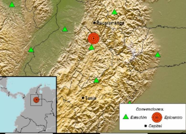 Temblores de tierra en Colombia. Foto: Servicio Geológico Colombiano