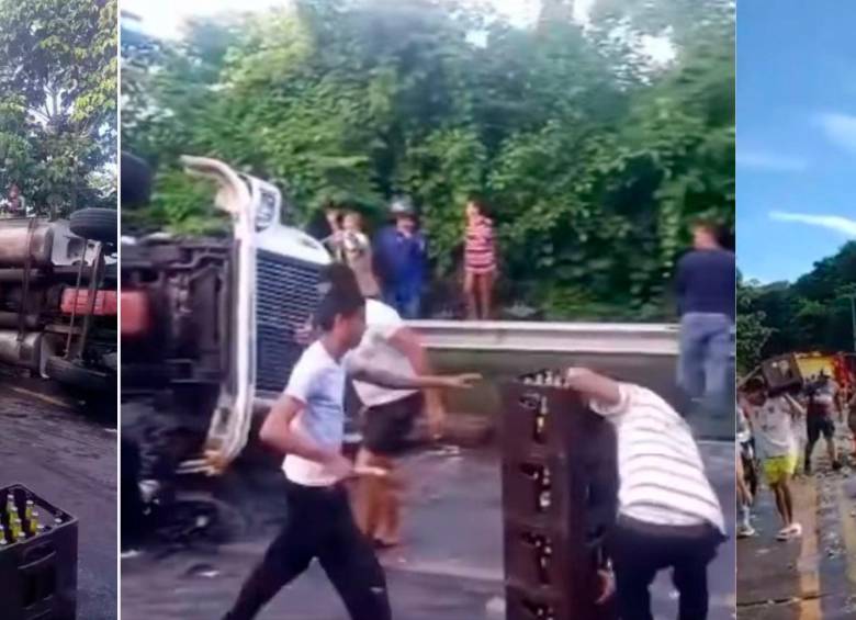 Las autoridades intentan identificar a los posibles saqueadores para que respondan por esta situación. FOTOS: CAPTURAS DE PANTALLA