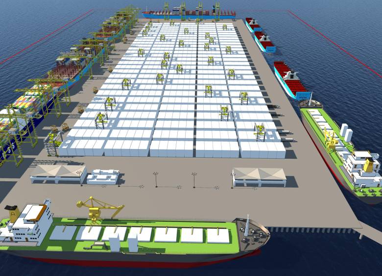 Puerto Progreso de Urabá se proyecta una infraestructura para el procesamiento y refinación de aceites vegetales. FOTO: Cortesía