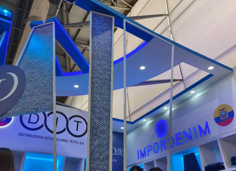 Impordenim, multinacional textilera de Ecuador, en Colombiatex 2026. FOTO: Miguel Alguero