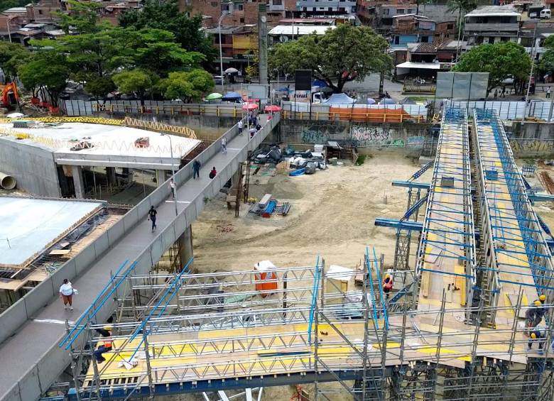 Aspecto de la plataforma de acceso que fue habilitada para ingresar desde Carabobo a la estación Acevedo del metro. FOTO: Cortesía Alcaldía
