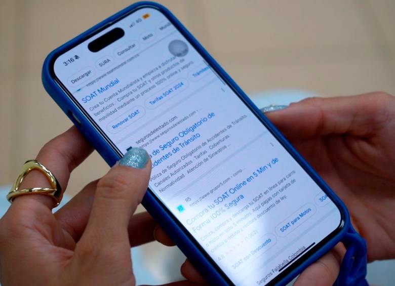 No se recomienda ingresar a través de los enlaces que envían a través de correos electrónicos o aplicaciones. FOTO: Cortesía Alcaldía de Medellín