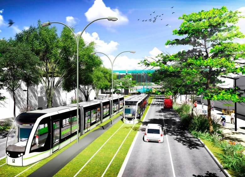 El metro atravesará el occidente de la ciudad, desde Aguacatala hasta Caribe. RENDER: CORTESÍA