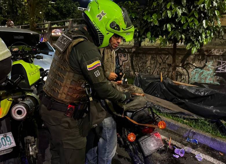 Redada en el puente de la 4 Sur dejó 1.447 comparendos, inmovilizaron 433 motocicletas y 41 automóviles. Foto: cortesía Policía