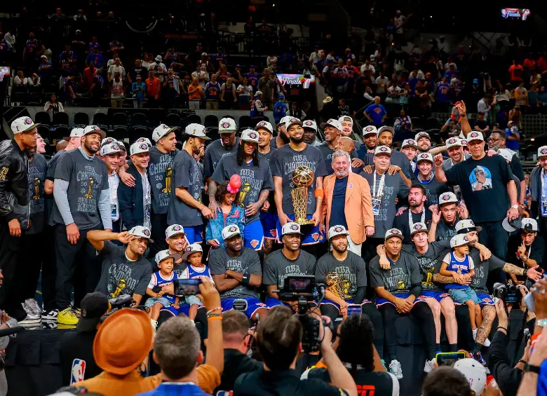 Los New York Knicks consiguen su primer campeonato de NBA desde 1973. FOTO: X nyknicks