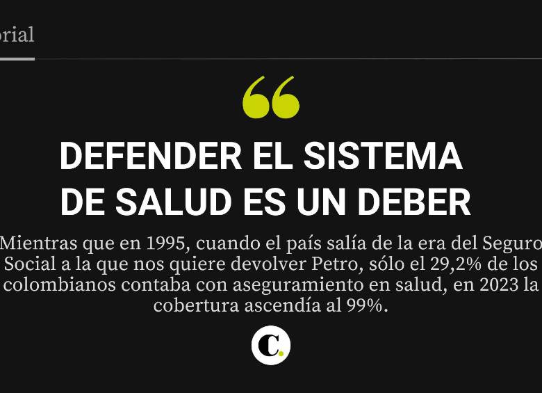 Es un deber defender el sistema de salud