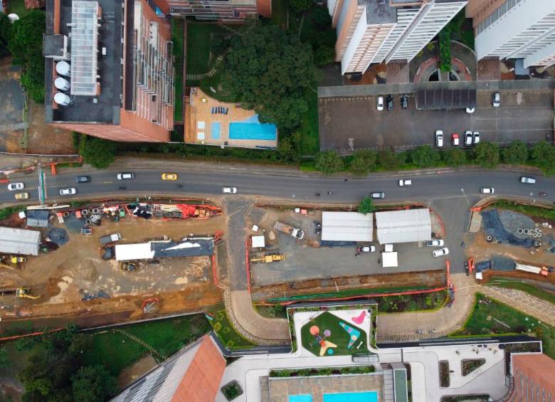 La obra va en un 20% de ejecución, según Fonvalmed. Foto: Cortesía. 