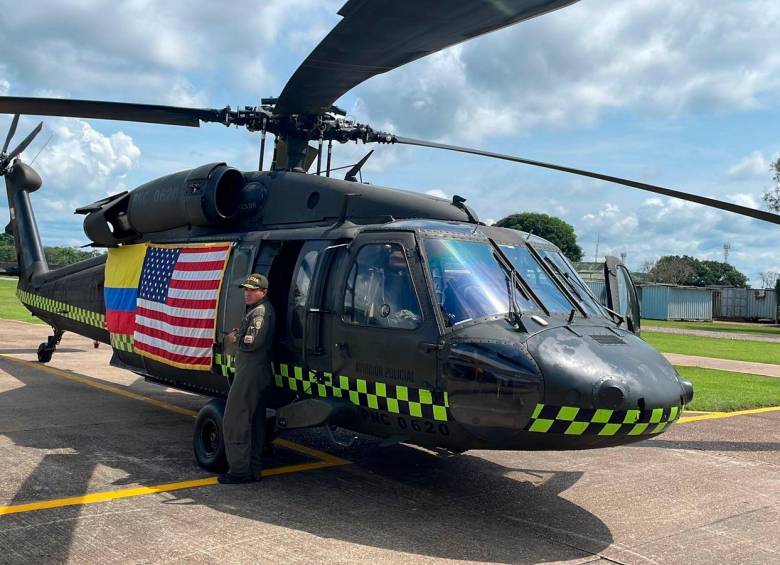EE.UU. le donó a Colombia una flotilla de helicópteros para combatir la depredación ambiental en la Amazonía. FOTO cortesía