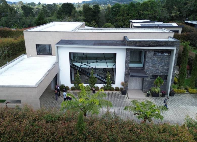 Esta fue la mansión que recuperó la SAE, luego de que estuviera ocupada irregularmente tras un proceso de extinción de dominio. FOTO: CORTESÍA SAE