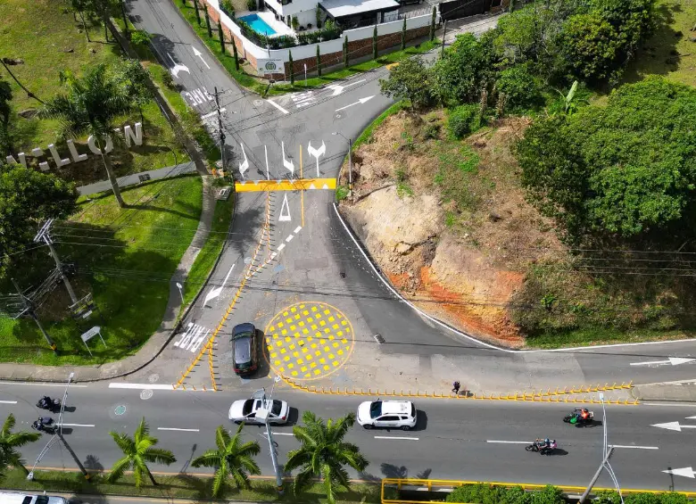 Nuevos cambios viales en Las Palmas. FOTO: CORTESÍA ALCALDÍA.