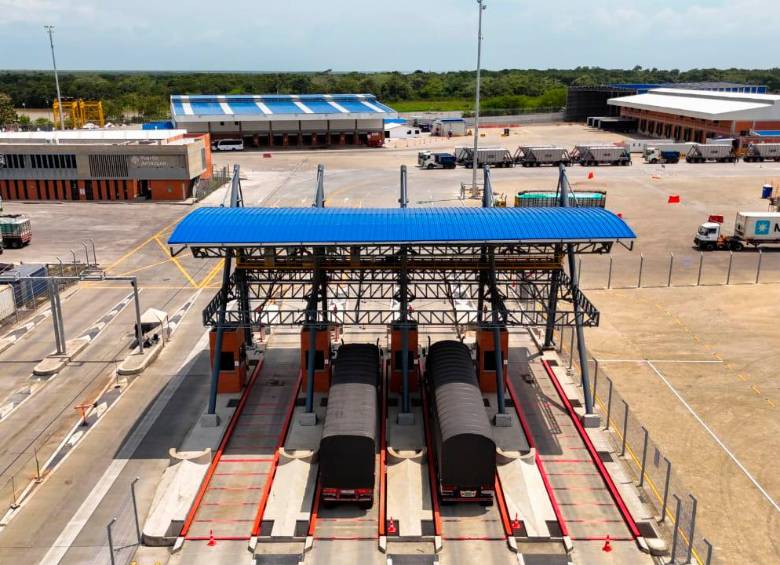 Puerto Antioquia marcó un hito para el comercio exterior colombiano al realizar la primera exportación de café colombiano desde el Urabá antioqueño. FOTO CORTESÍA PUERTO ANTIOQUIA
