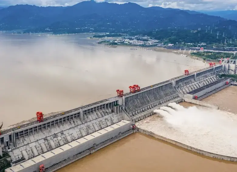 Presa de las Tres Gargantas en China. Foto: AFP
