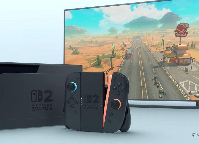 Primer vistazo a la Nintendo Switch 2, la consola retrocompatible que promete innovaciones clave. FOTO cortesía Nintendo