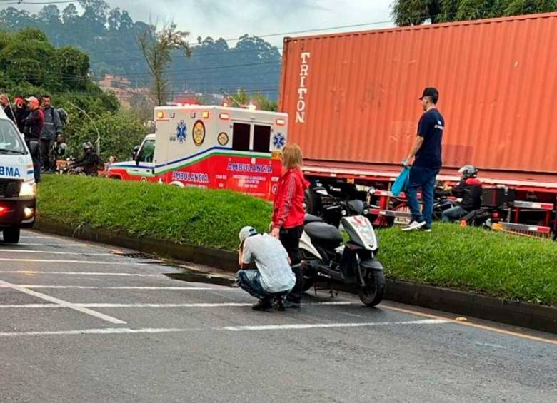 En video: Fatal accidente en la variante a Caldas