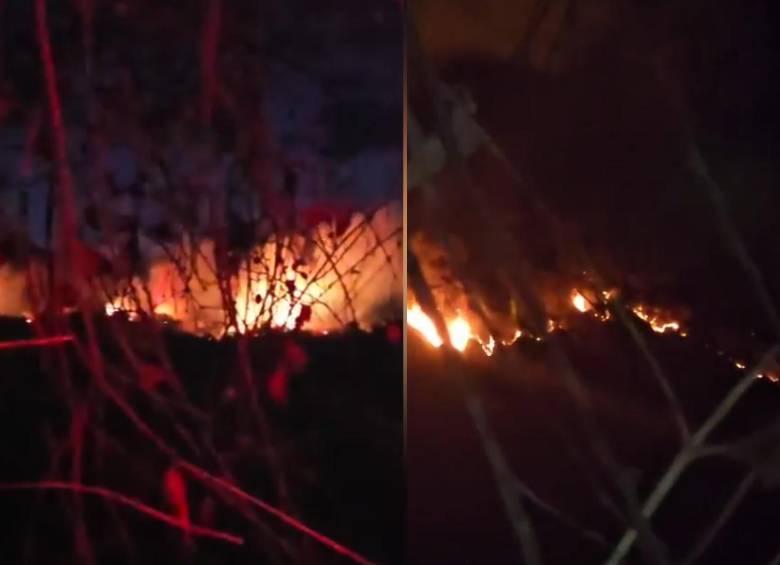 Imágenes compartidas a través de redes sociales dan muestra de la magnitud de la conflagración. Foto: Captura de video