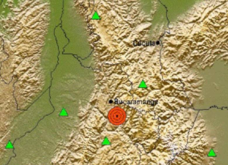 Un temblor se registró en Colombia este 25 de noviembre de 2024. Foto: Servicio Geológico Colombiano