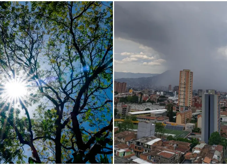 Uno de los principales llamados del Siata es que la ciudadanía no baje la guardia únicamente porque el país atraviesa el fenómeno de El Niño. Así como seguirán las altas temperaturas y los días cálidos, también pueden presentarse fuertes aguaceros. FOTOS Área Metropolitana y El Colombiano. 