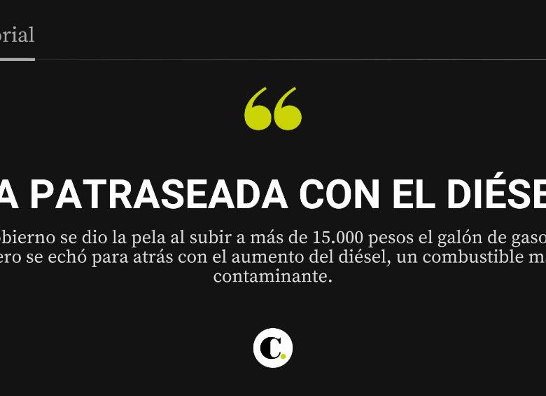 La patraseada con el diésel
