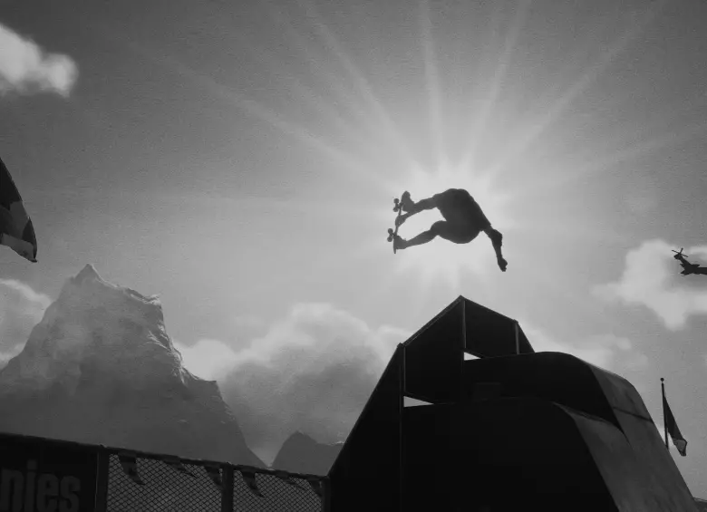 Se trata de un remake visualmente impecable que revive la esencia del skate en los videojuegos, sin eludir las contradicciones del pasado. FOTO: captura hecha en el modo fotografía en PS5/EL COLOMBIANO