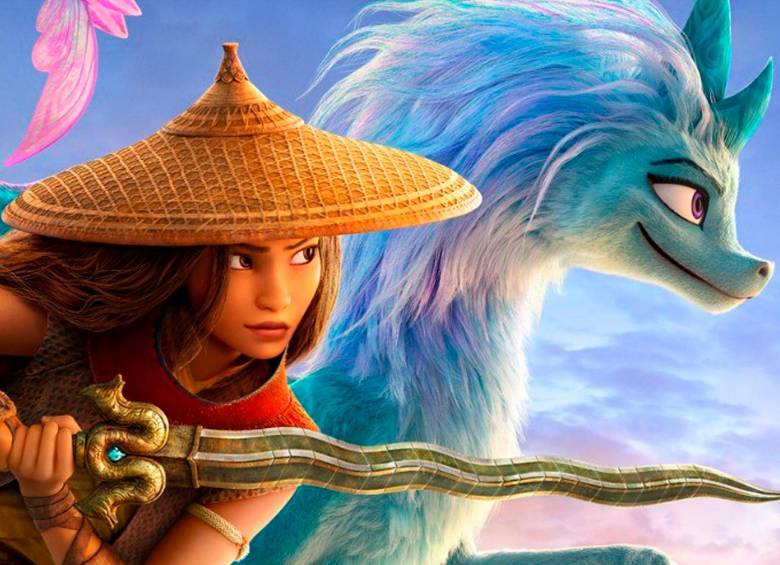 Imagen de la cinta Raya, el último dragón que se estrena en Disney + y en salas de cine. FOTO Cortesía