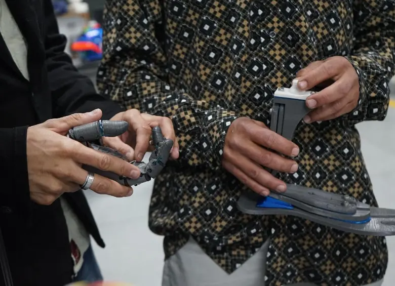 Así se ve el novedoso prototipo de impresión 3D creado por los egresados del ITM en la capital antioqueña. FOTO: Cortesía Alcaldía de Medellín