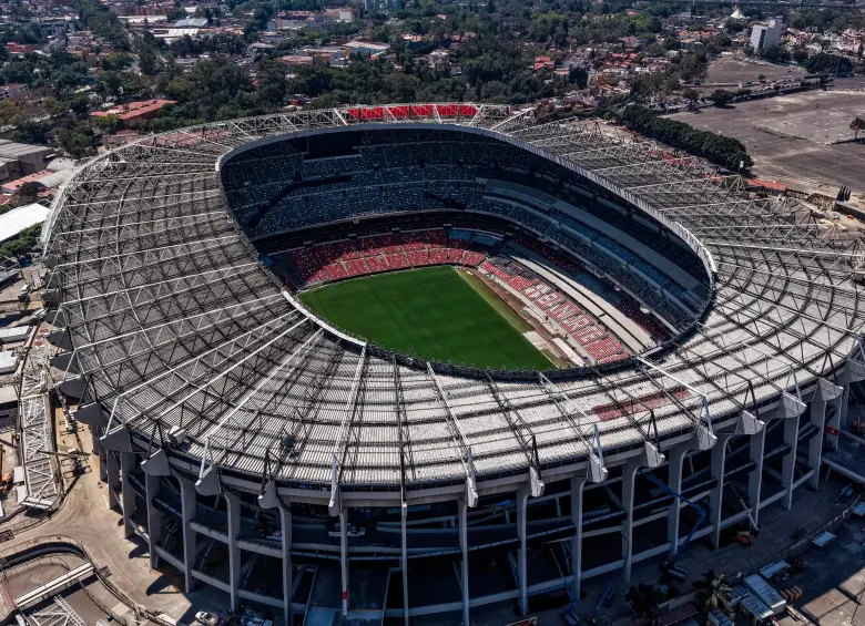 El estadio Azteca albergará el tercer Mundial de su historia: 1970, 1986 y 2026. La capital de México se prepara para recibir a la Selección Colombia en su debut ante Uzbekistán el 17 de junio. FOTO GETTY 