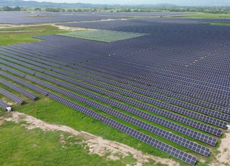 La construcción del parque solar Tepuy comenzó en marzo de 2022. Foto Cortesía