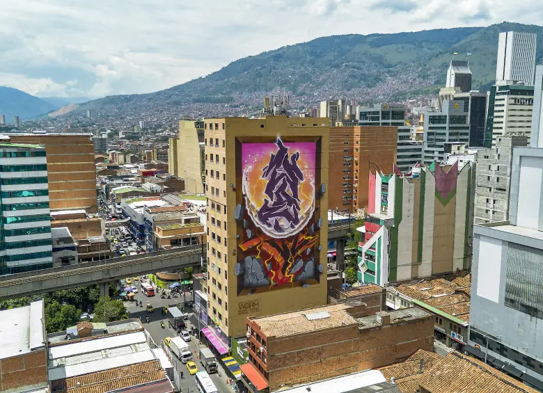 Panorámica del Centro de Medellín y sus laderas. Foto: Andrés Camilo Suárez Echeverry.
