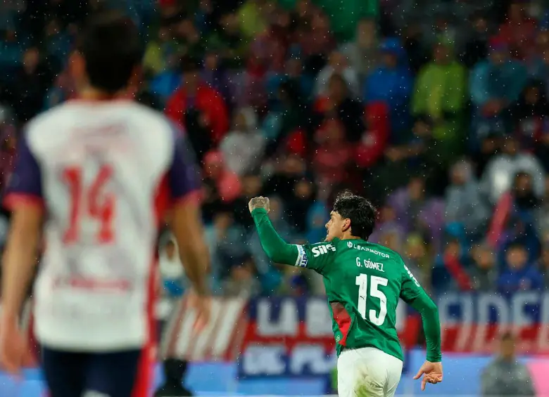 Gustavo Gómez, autor del gol con el que Palmeiras eliminó a Cerro Porteño. FOTO: X SEPalmeiras