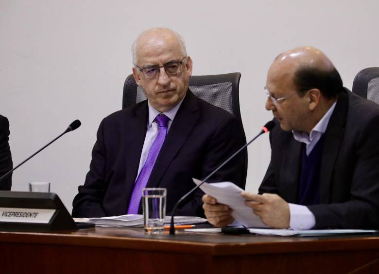 Gerente del Banco de la República, Leonardo Villar; y ministro de Hacienda, Germán Ávila. Foto: Cortesía Banrep