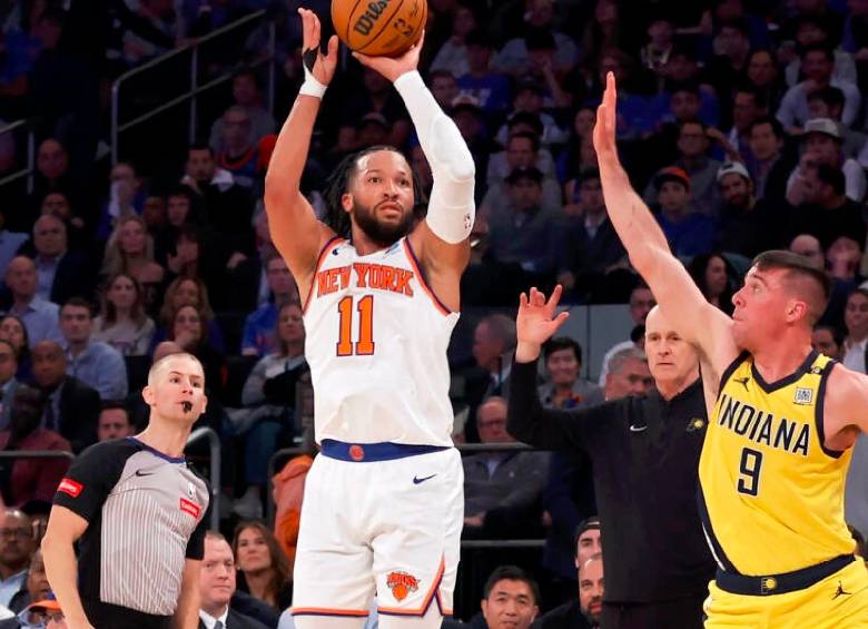 Jalen Brunson (11), otra de las grandes figuras de la NBA. FOTO: GETTY