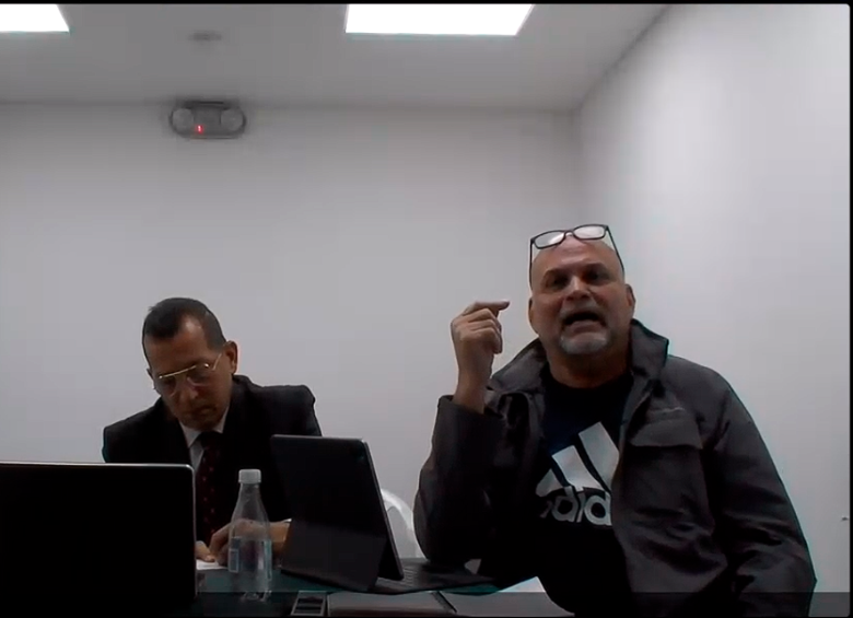 Salvatore Mancuso está recluido en la cárcel La Picota de Bogotá. FOTO: Captura de video