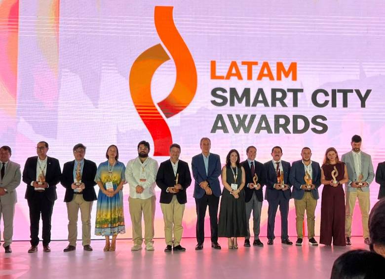 Los Smart City LATAM Awards 2026 se entregaron en Puebla, México. FOTO: Alcaldía de Medellín.