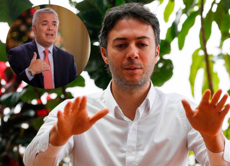 Quintero aseguró que gracias a la información que le dio a Duque el presidente tomó decisiones en medio del paro. FOTO: EL COLOMBIANO Y COLPRENSA