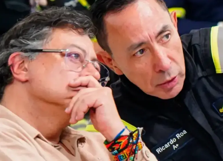 Gustavo Petro y Ricardo Roa. FOTO: REDES DE ECOPETROL