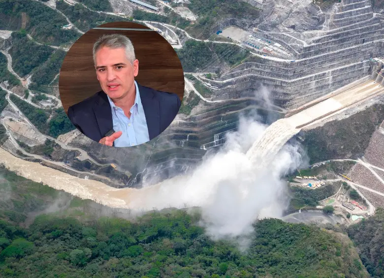 El gobernador Andrés Julián Rendón propone que Hidroituango use su máxima capacidad de almacenamiento para crear un escudo hídrico que proteja a Colombia frente a la sequía extrema. FOTO JUAN ANTONIO SÁNCHEZ