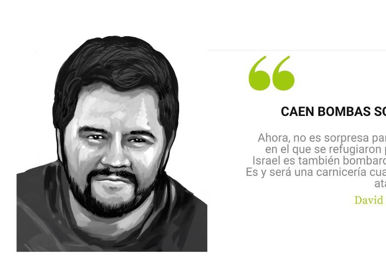 Caen bombas sobre carpas