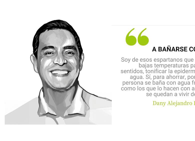 A bañarse con agua fría