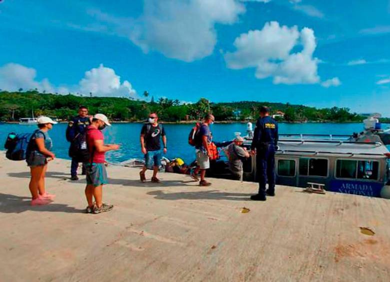 En la isla de San Andrés se tendrán a disposición 6 albergues por si la situación en la zona se llega a complicar. FOTO COLPRENSA 