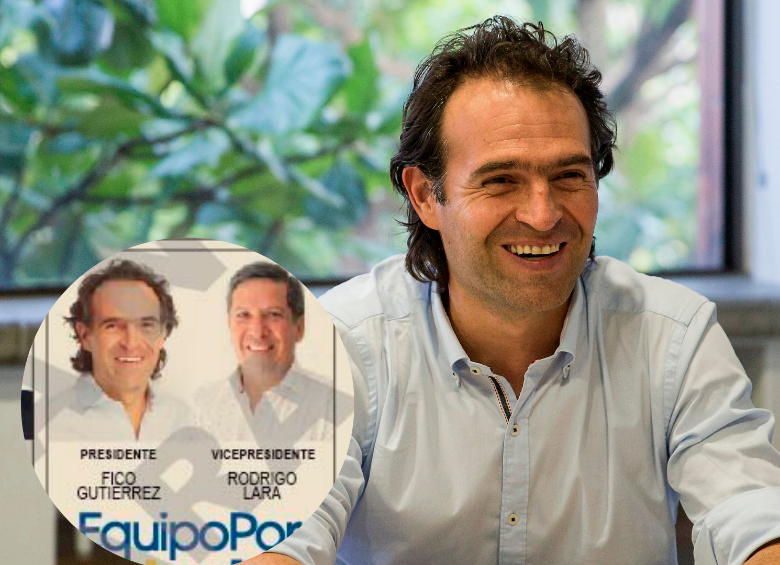 Federico Gutiérrez se inscribió como “Fico” en las consultas del 13 de marzo. FOTOS EL COLOMBIANO Y CORTESÍA.