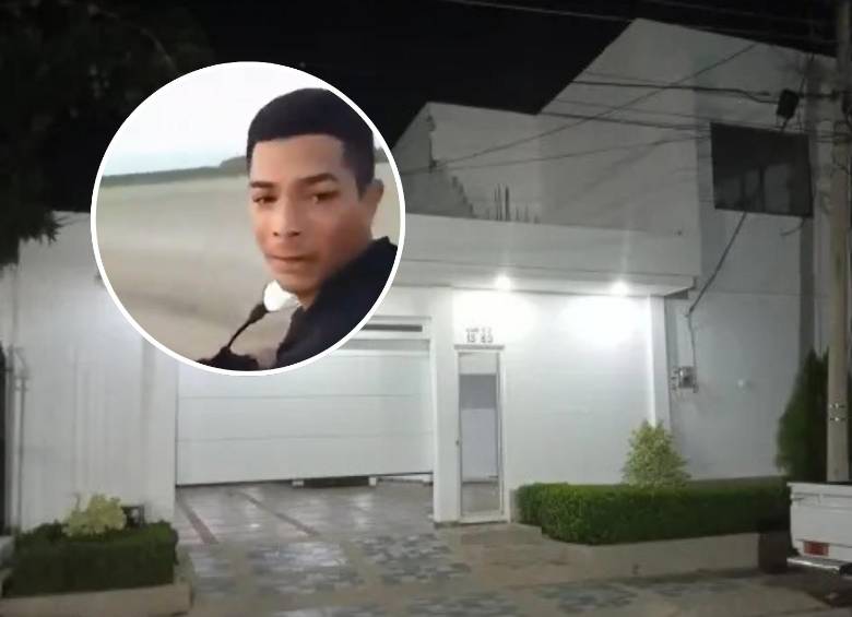 En esa casa en Riohacha fue abatido ‘Bendito Menor’ en medio de un megaoperativo de las autoridades. Foto: Cortesía Dijín y redes sociales