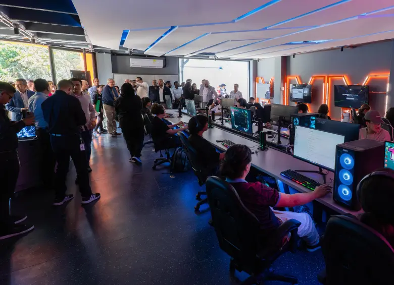 Nueva sala gamer en el TdeA. FOTO: CORTESÍA