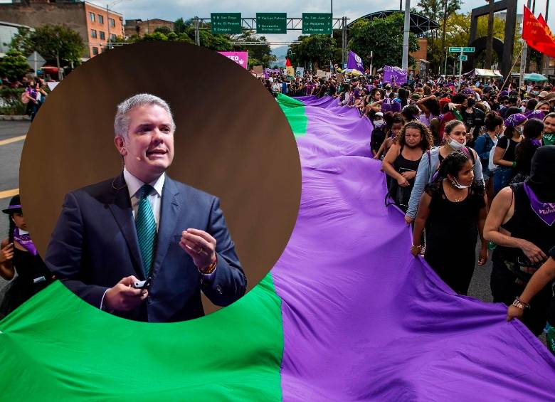 Iván Duque dijo que la discusión sobre el aborto no es anacrónica. FOTOS: JULIO CÉSAR HERRERA Y CORTESÍA